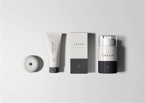 Cosmetics Packaging Set PSD Mockup Download for Free DesignHooks