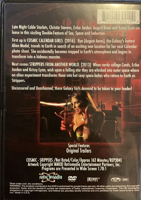 Cosmic Calendar Girls/ Strippers From Another World (DVD, 2021) NEW