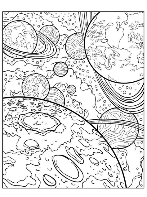 Cosmic Coloring Pages