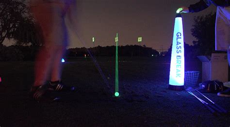 Cosmic Glass Break - cosmic night golf