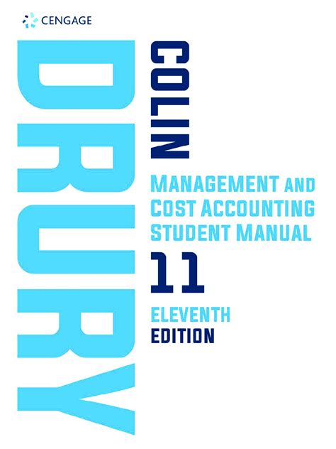 Cost Accounting Student Guide Ebook