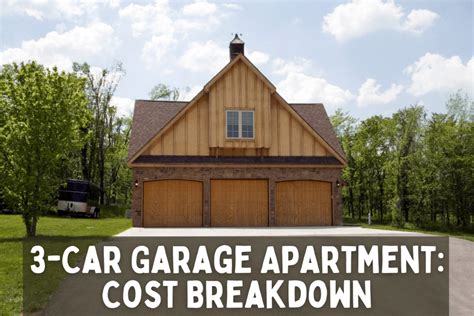 Cost To Build 3 Car Garage With Apartment GARAGE GUIDES