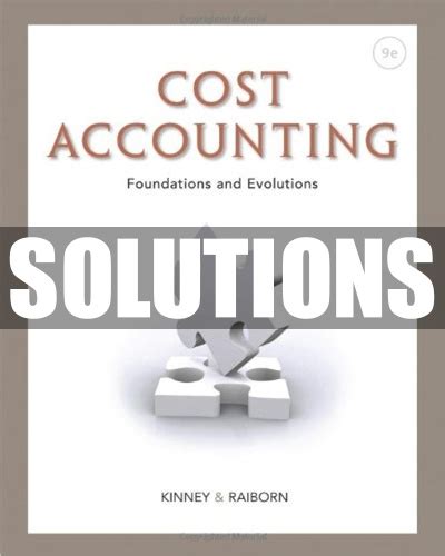 Cost accounting foundations and evolutions solutions manual. - Catwoman the visual guide to the feline fatale.