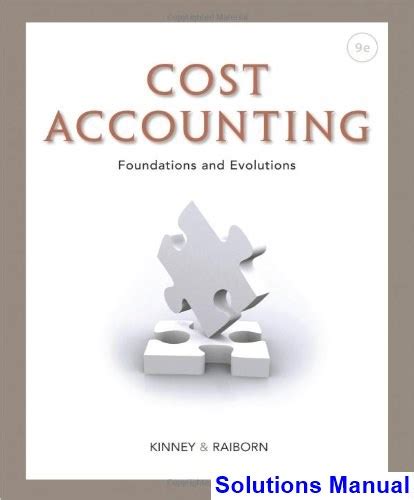 Cost accounting kinney 9th edition solution manual. - Users manual for perkin elmer aanalyst 400.