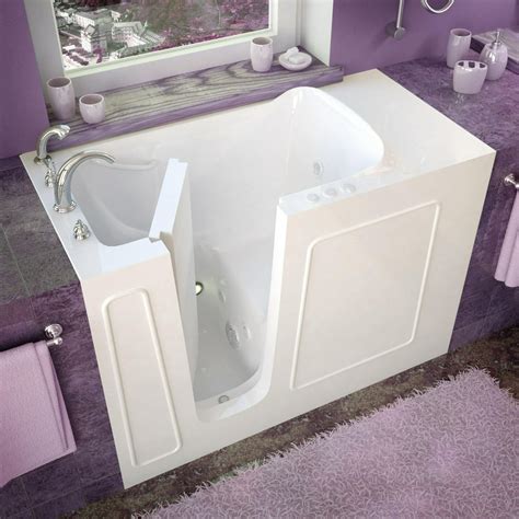 Cost for walk in tub. Warranty options: 10-year manufacturer. Cost range: $1,650–$8,400. Founded in 2007, Meditub offers various walk-in tubs, including soaker, aromatherapy, hydrotherapy, and wheelchair-accessible tubs. Many of the company’s tubs are ADA-compliant. Its wheelchair-accessible tubs are standout options. 