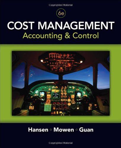 Cost management accounting and control solution manual. - Deux historiens arméniens kiracos de gantzac.