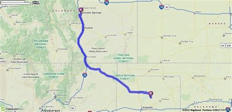 Cost of Driving from Borger, TX to Colorado Springs, CO