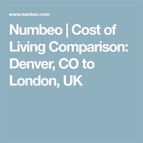 Cost of Living Comparison Between High Wycombe, United Kingdom ... - Numbeo