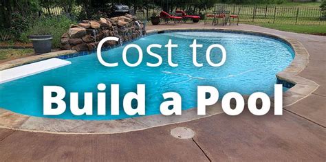 Cost to build a pool. Feb 18, 2023 ... With so many home owners interested in building a pool, I want to shed light on the real cost of a pool project these days. 