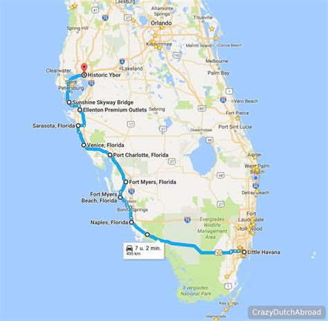 Cost to drive to Tampa