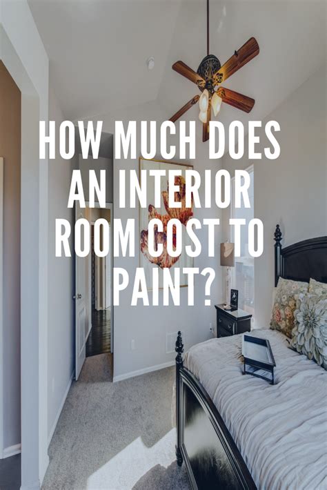 Cost to paint a room. The national average cost of painting a 224-square-foot room (14’x16′) is $1,167, but prices can range between $830 and $1,640, depending on various factors, such as: The DIY cost of painting a small 40-square-foot bathroom is about $290. However, hiring a pro to paint a 224-square-foot master bedroom will cost $2,367 . 