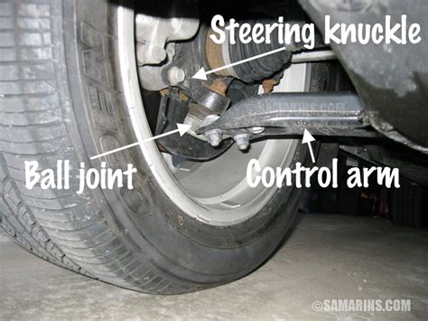 Control arms, rubber bushings, and ball joints are critical components of your vehicle's suspension system that allow your tires to smoothly go up and down in a controlled fashion when driving over bumps and potholes. Most vehicles use either one or two control arms per wheel on both front suspension and rear suspension.. 