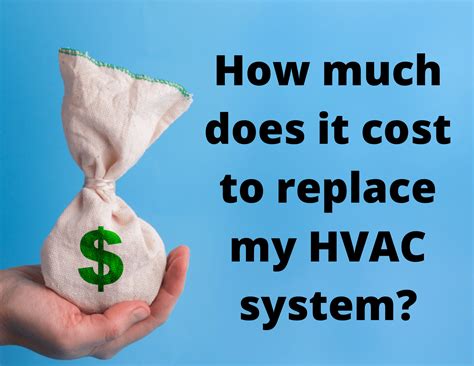 Cost to replace hvac system. Learn how to estimate the cost of replacing your HVAC system, which ranges from $5,000 to $22,000, depending on various factors. Find out what affects the price, such as unit size, brand, … 