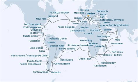 Costa Deliziosa World Cruise 2023