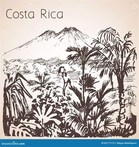 Costa Rica Drawings