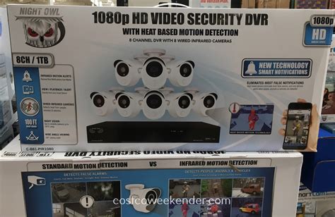 Costco Night Owl CAM-AHD10-8 1080P Home Security …