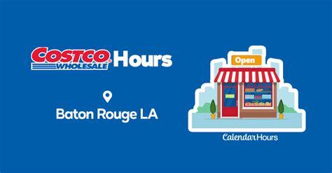 Costco baton rouge hours. Costco in Baton Rouge, 10000 Dawnadele Ave Bldg A, Baton Rouge, LA, 70809, Store Hours, Phone number, Map, Latenight, Sunday hours, Address, Electronics, Furniture Stores, Supermarkets. 