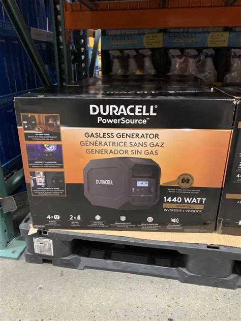 Costco has a DURACELL PowerSource 660 – 660 Whr 1440 Watt Inverter $499. There are many other power stations sold online have higher capacity AND are more portable: ... (SLA) cell batteries with a 1440 W inverter. It’s called a “gasless generator”, as it can be run without the NOISE, exhaust, fumes of a traditional gas generator. It is .... 