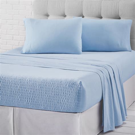 Add cozy comfort and warmth to your bed with a soft and plush microfleece sheet set. Features a reusable self-fabric bag with easy-carry handles. Features:. 