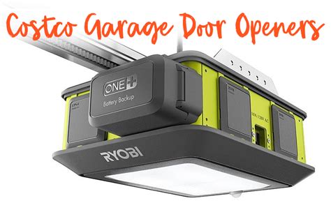 Find a great collection of Smart Garage Door Openers at Costco. Enjoy low warehouse prices on name-brand Garage Door Openers products. ... Skylink 1 HPf Belt Drive Wi-Fi Garage Door Opener with Dual LED and Camera 1 HPf heavy duty DC motor belt drive with Wi-Fi connectivity; Built-in front and back dual LED lights; Two 3-button remotes .... 