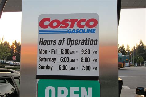 Shop Costco's Tustin, CA location for electronics, groceries, small appliances, and more. ... Find and select your local warehouse to see hours and upcoming holiday closures. Departments and Specialty Items. ... Gas Hours. Mon-Fri. 5:30am - 9:30pm. Sat. 6:00am - 8:00pm. Sun. 6:00am - 7:30pm. Regular $4.99 9. Premium. 