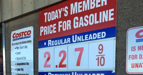 Membership is required. For the most part, you can't get Costco gas if you're not a Costco member, which means paying $60 for a year's membership. Assuming you have a car with a 16-gallon tank and .... 