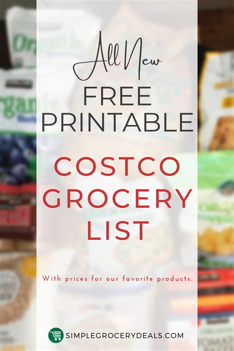Costco grocery list. In today’s fast-paced world, efficient grocery shopping is essential for busy individuals and families. With numerous items to purchase and a limited amount of time, it can be chal... 