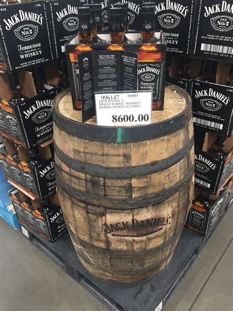 Costco jack daniels barrel. Jack Daniel's Single Barrel, Barrel Proof 2022 Whiskey , 700ML , United States , 700 mL, 64.5% ABV Wooden Cork CA: San Diego 