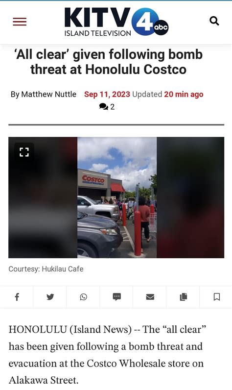 Costco lantana bomb threat. Bomb threats also have cascading impacts on communities by placing strains on first responders and emergency management activities, draining public resources. Bomb threats are mostly received via phone, but are also made in person or via: email, social media, written note, or other means. Every bomb threat is unique and should be … 