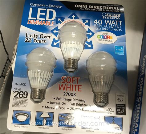 Updated on 06/21/2021. Costco offers $10 off on this item, dropping the price to $29.99; price is valid from June 23, 2021 – July 25, 2021. This 3-Panel LED Garage Light provides 8,000 lumens of light, which is ten times brighter than a regular 60-Watt Equivalent A19 light bulb. It is great for workshops, home gyms, warehouses, or garages.