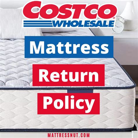 Costco mattress return policy. Feb 15, 2024 · Costco Mattress Return Policy. Costco has a risk-free, 100% satisfaction guarantee policy, which includes mattresses. If you purchase a mattress from Costco, you are able to return it to any one of their 800 locations or online. Nevertheless, we always recommend that you read the fine print, including but not limited to the return policy ... 