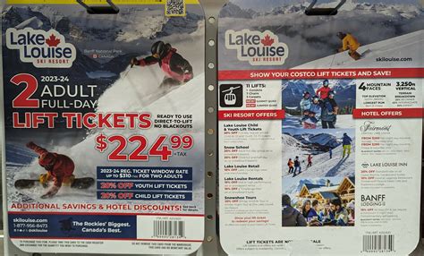 Costco northstar lift tickets. Things To Know About Costco northstar lift tickets. 