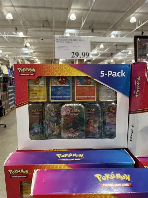 The Pokémon TCG: Kanto Mini Tins 5-Pack Collection Box includes: 4 exclusive foil promo cards featuring Charizard, Pikachu, Mewtwo, and Dragonite: Charizard – Team Up 14/181 (Exclusive Holo) Pikachu – Shining Legends 28/73 (Exclusive Alternate Holofoil Pattern)