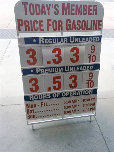 Costco in Vacaville, CA. Carries Regular, Premium. Has Membership Pricing, Pay At Pump, Service Station, Membership Required. Check current gas prices and read customer reviews. Rated 4.5 out of 5 stars.. 
