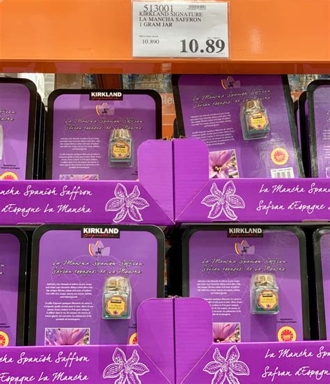 Costco saffron. With an unmistakable aroma and flavour, saffron is the perfect mix of sweet and savory. A few threads can easily enhance the flavour and taste of any dish. This Organic Saffron can be added to a variety of preparations like pasta, soups, rice, salads, desserts and many more! Perfect Mix of Sweet & Savoury Unmistakable Aroma & Flavour Can be Added to Variety of Recipes 1g 
