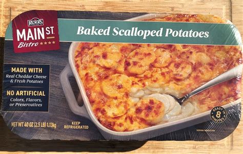 Costco scalloped potatoes. 1: Choose The Right Spud. There are over 200 varieties of potatoes in the U.S., but the three main types we see are floury/starchy (such as Russets), waxy (such as red potatoes), and all-purpose ... 