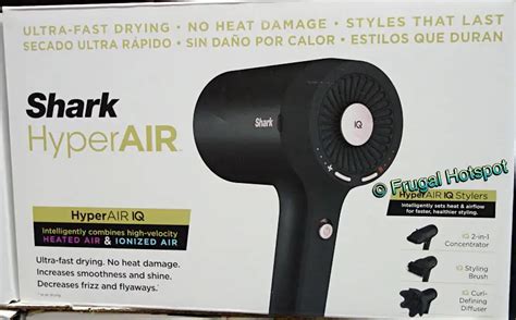 Costco shark hair dryer. • The versatile stylers attach to the styling wand & hair dryer and give you the power to explore styles for any hair type. • Giving you fast drying while maintaining low heat, measuring & regulating temperatures 1,000x per second to ensure consistent air temperature. Rather than getting hotter as it runs, Shark minimizes heat exposure. 