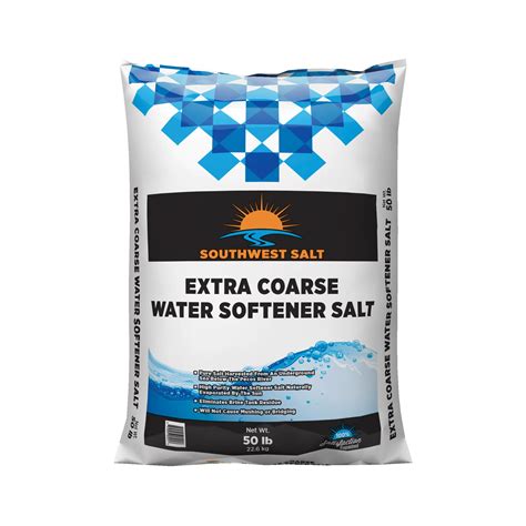 40-lb Water Softener Salt Potassium Chloride. Model # N/A. 50. • 99% Sodium Free: Soften your water using 99% sodium free pellets. • Less Buildup: Morton Potassium Chloride Pellets help to decrease the buildup that hard water can leave inside your pipes and appliances that use water. • Easier Cleaning: Soft water leaves your glasses .... 