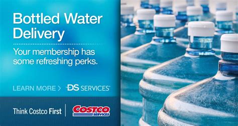 Costco water delivery service. Our customer service is as refreshing as our water! Not only do Costco ... Annual savings on bottled water delivery service could pay for your annual membership.* Bottled Water starting at. $7.49 Per 5-gallon bottle. $7.49 Per 5-gallon bottle. Bottom Load 