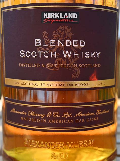 Costco whiskey. Kirkland Signature offers 10 different whiskey expressions under its umbrella, including four Scotch whiskies, three bourbons, a Canadian whisky, a Tennessee whiskey, and an Irish whiskey, according to Mashed. The Kirkland Tennessee whiskey is a sour mash whiskey bottled with a 40% alcohol content … 
