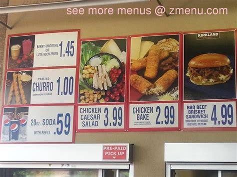 Costco.ca food court menu. Costco Food Court in San Leandro, CA, is a American restaurant with average rating of 4 stars. Curious? Here’s what other visitors have to say about Costco Food Court. Today, Costco Food Court is open from 9:00 AM to 8:30 PM. Want to call ahead to check how busy the restaurant is or to reserve a table? Call: (510) 562-6708. 