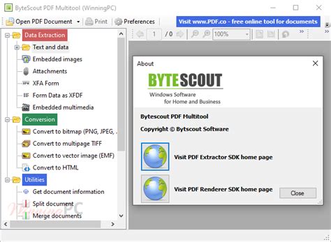 Completely download of the modular Bytescout Pdf Multitool 10.6