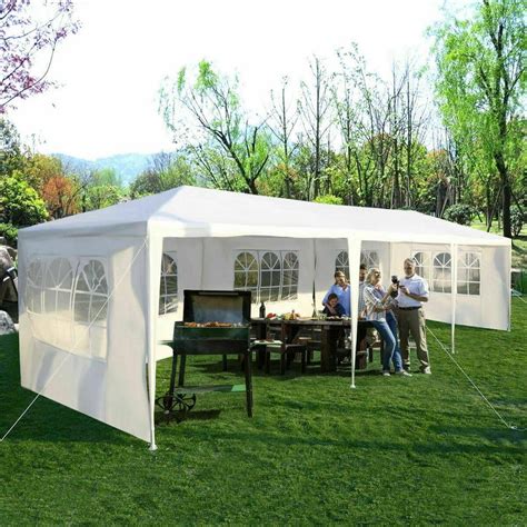 Durable Construction: Crafted from sturdy steel construction with a durable and rust-resistant powder coated finish that will stand up for years to come. Large Space: 10'x10'x8.5' size , our gazebo tent is roomy enough for your entire party to gather under without feeling crowded. Waterproof and UV Resistant Design: With polyester fabric top, it guarantees …. 
