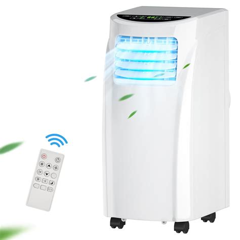 Costway air conditioner. COSTWAY Portable Air Conditioner 10000BTU( SACC 7000 BTU ), Evaporative Air Cooler, Dehumidifier, Cooling for Room Spaces up to 350 Sq.Ft with 3 Speed Function, Universal Casters, 24H Timer, Remote Control, Air Cooler for Home, Office, Indoor use. 
