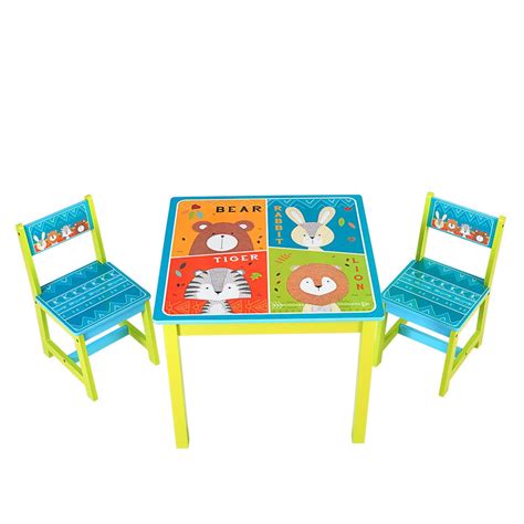 Costway kids table. Multifunctional 3 Pieces Set: The set includes a rectangular table and 2 chairs. It can be used as a dining table, activity table or study table, meeting different needs. Kids can eat, read, draw and play on this set of furniture. It is ideal for living room, children's room, playroom, etc. 