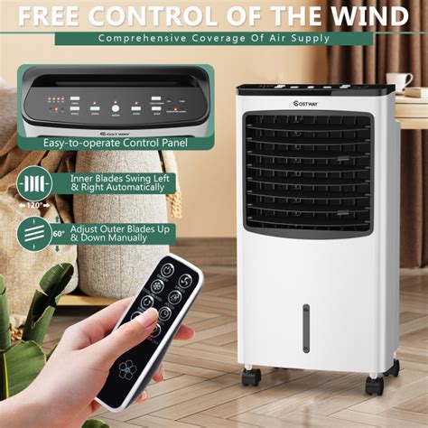 With this 3-in-1 air conditioner, you can not only get cooling air, but also less humidity and better air circulation in the room. Dual Control and Free Movement: The handy remote control and smart touch panel with LED display allows you to easily adjust the mode, 2 fan speeds (high/low), temperature ( 62℉~86℉/ 17℃~30℃), timer, etc.. 