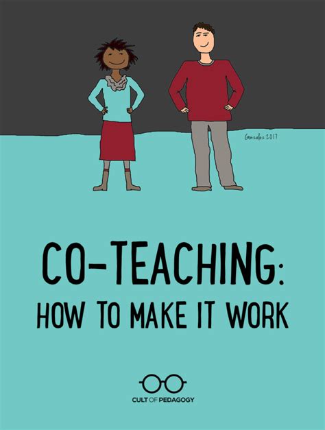 Establish Trust. Both teachers in a co-teaching relationship need to be able to trust each other, even if they have different teaching philosophies or backgrounds. It helps for co-teachers to have a relationship outside of the classroom so there is a strong foundation to build on. Get to know each other’s strengths so you can lean on each .... 