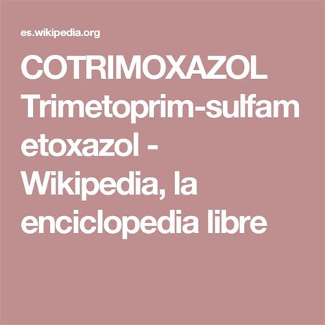 Cotrimoxazol – Wikipedia