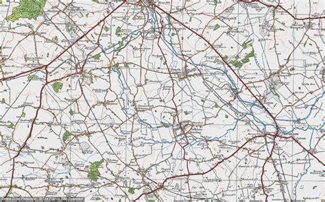 Cotswold maps. uk Ordnance Survey (OS) Map in A4 pages for printing.  Inc...