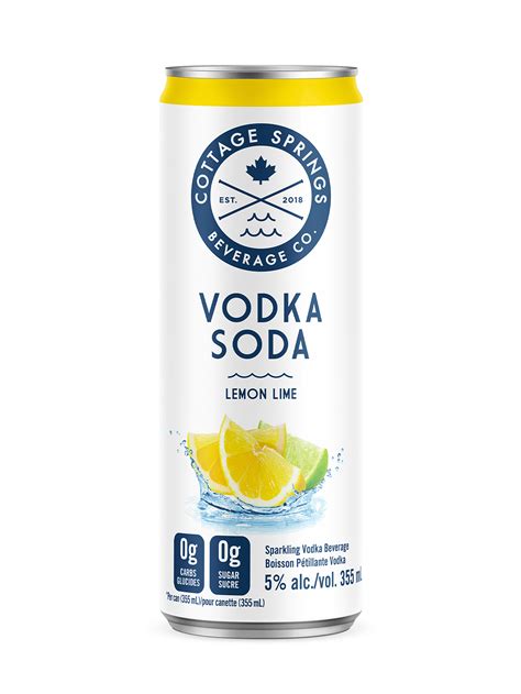 Cottage Springs Distillery Lemon Lime Vodka Soda is Vegan …